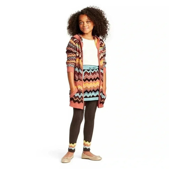 NWT new target missoni 20 years design medium girls chevron zig zag knit skirt - Picture 10 of 12